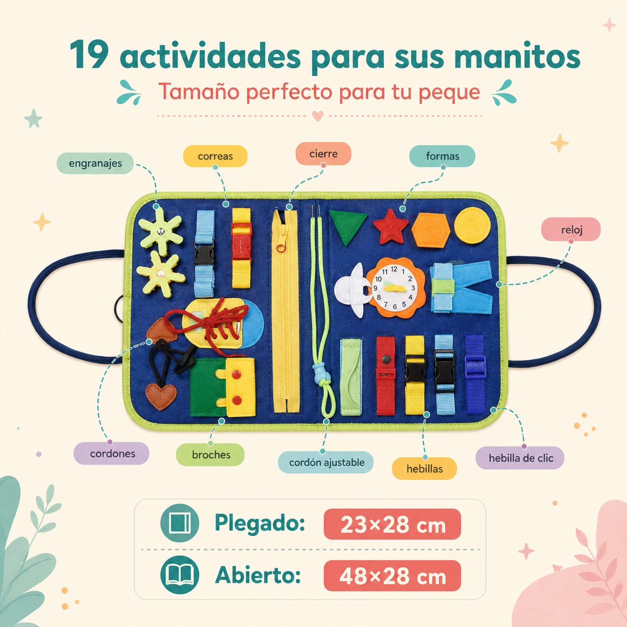 Mi Primer Tablero Montessori de Viaje