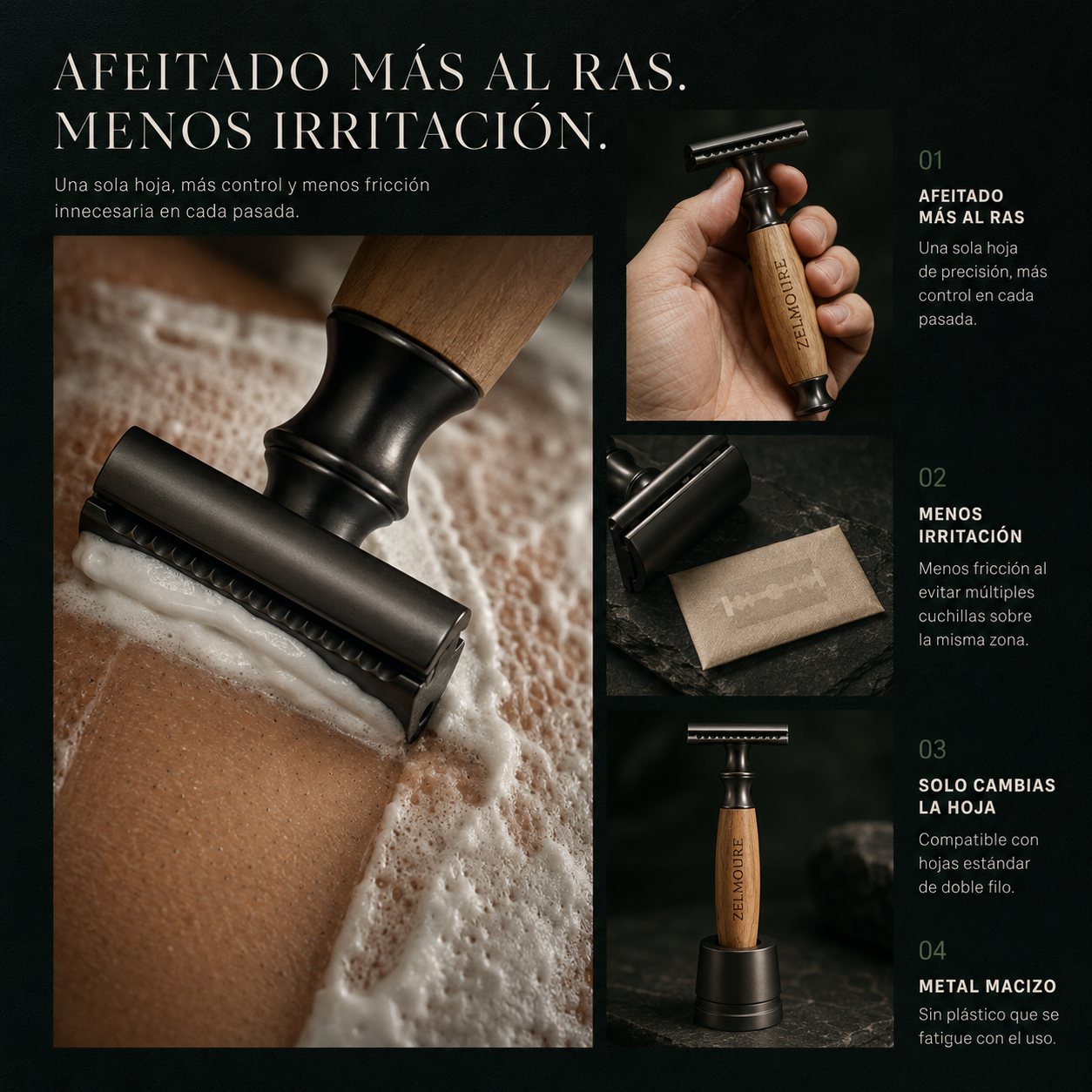 Rastrillo de Seguridad Zelmoure